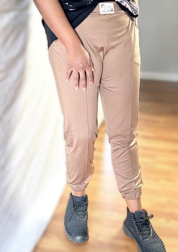 Women Brown Silky Soft Pants - Image 4