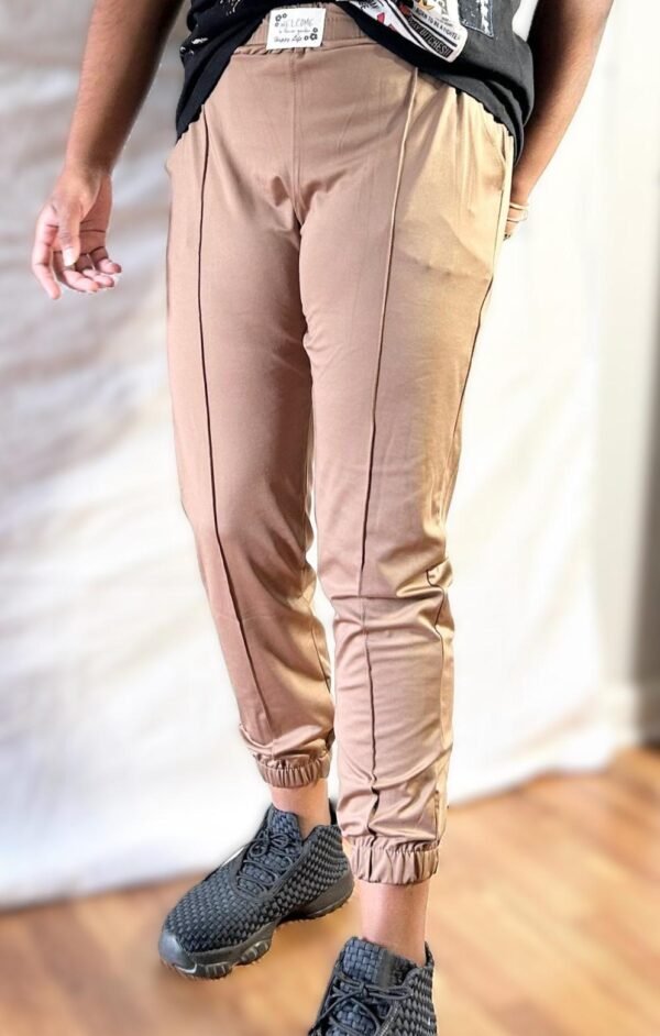 Women Brown Silky Soft Pants - Image 7